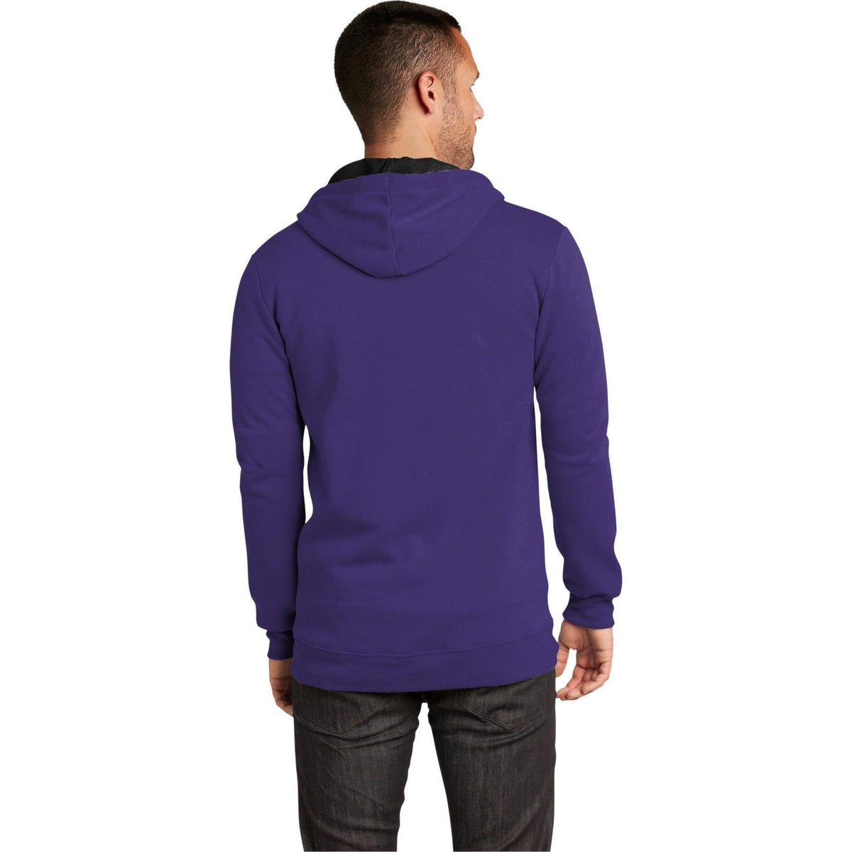 no-logo District The Concert Fleece Full-Zip Hoodie-Regular-District-Thread Logic