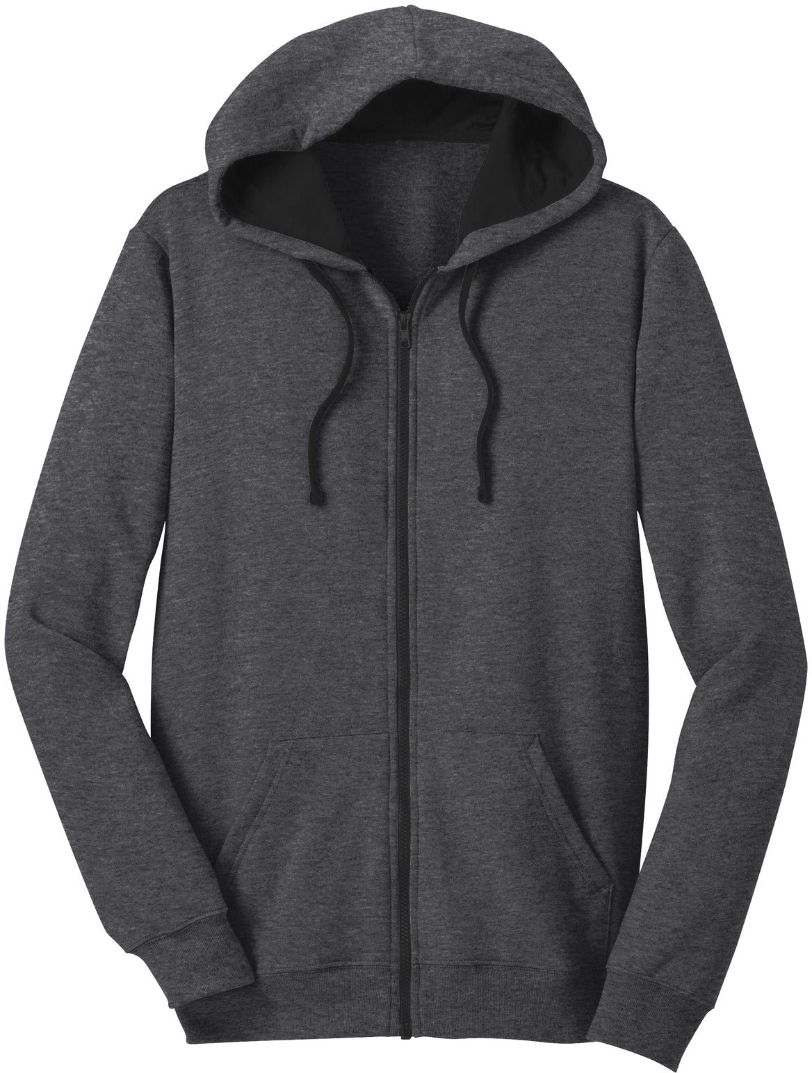 District DT800 Full-Zip Sweatshirt with Custom Embroidery