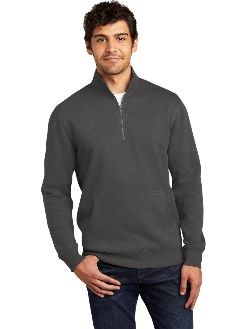 no-logo District V.I.T. Fleece 1/4-Zip-Regular-District-Thread Logic