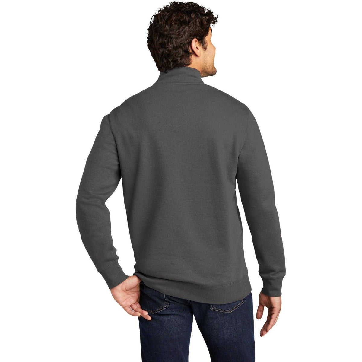 no-logo District V.I.T. Fleece 1/4-Zip-Regular-District-Thread Logic