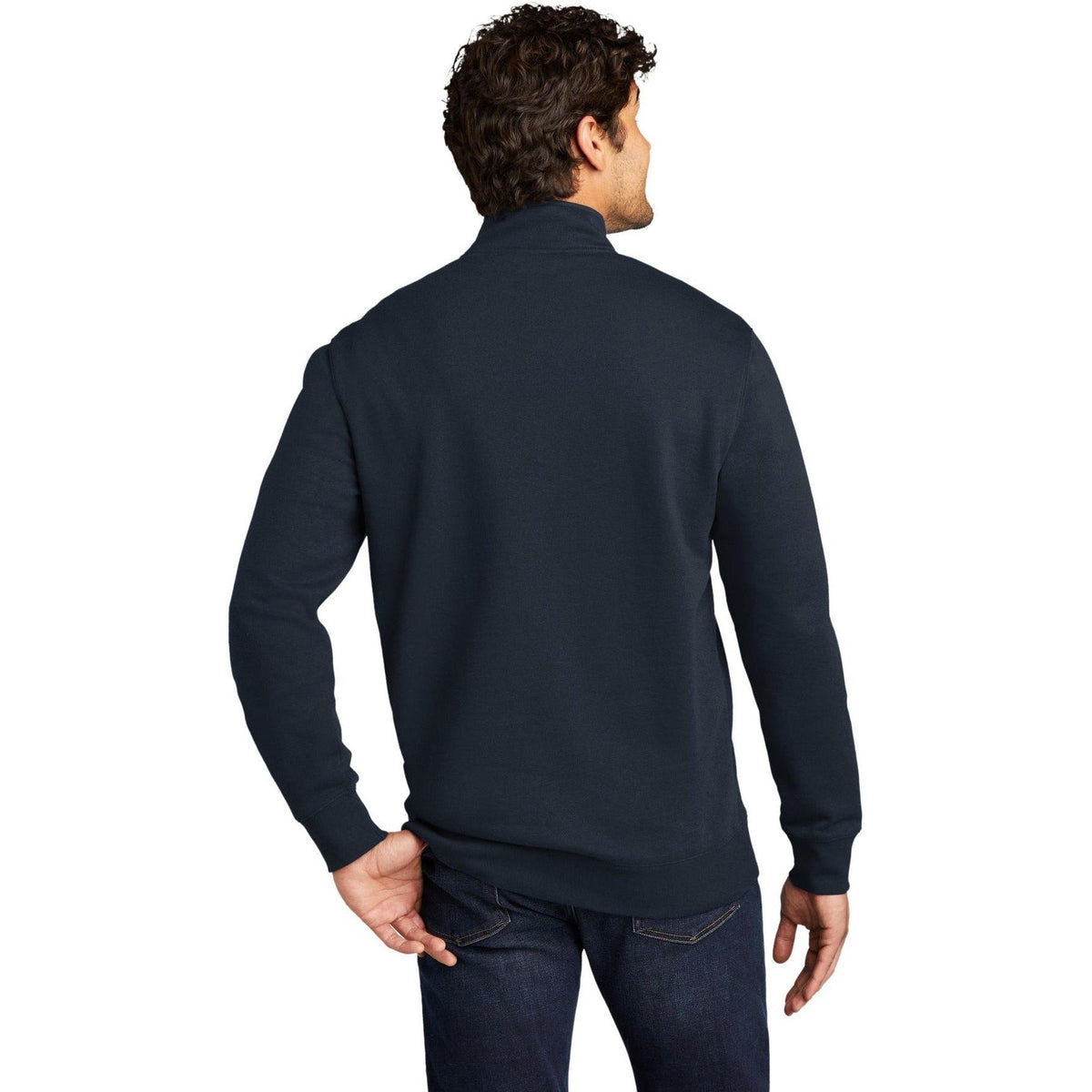 no-logo District V.I.T. Fleece 1/4-Zip-Regular-District-Thread Logic
