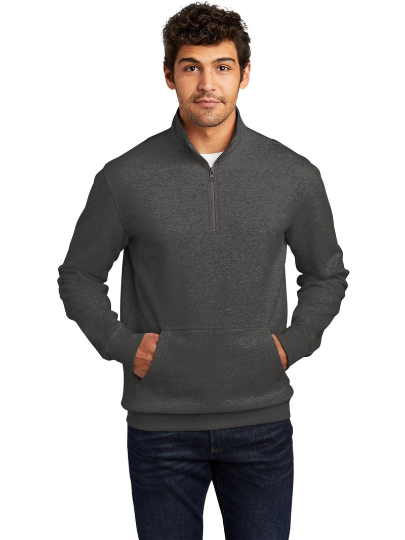 no-logo District V.I.T. Fleece 1/4-Zip-Regular-District-Thread Logic