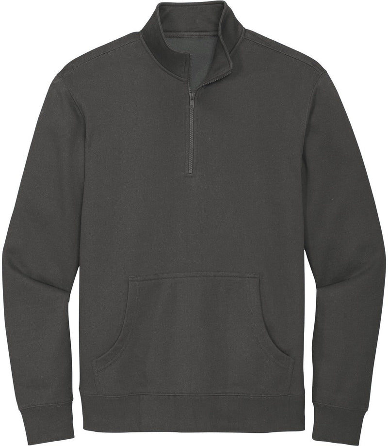 District DT6106 Quarter-Zip Pullover with Custom Embroidery