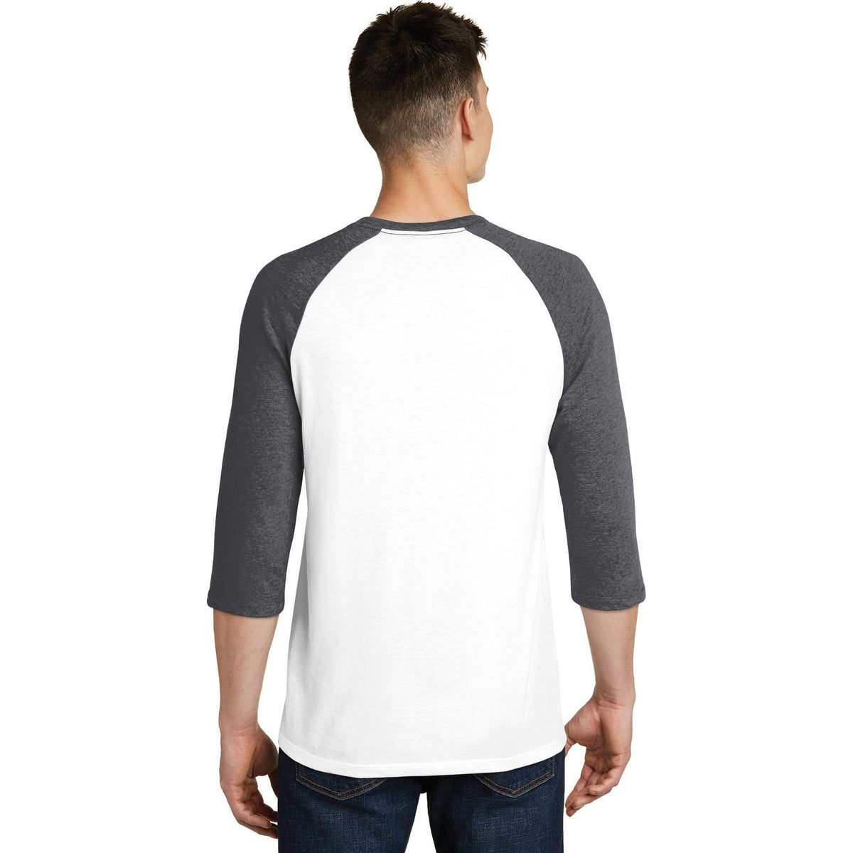 no-logo District Very Important Tee 3/4-Sleeve Raglan-Regular-District-Thread Logic