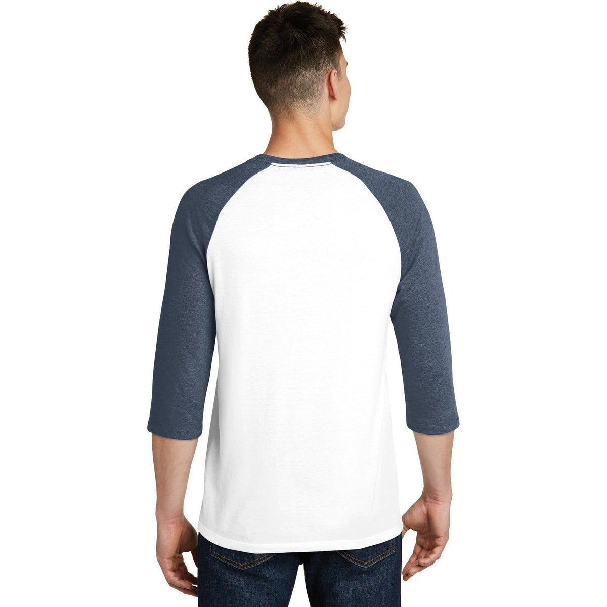 no-logo District Very Important Tee 3/4-Sleeve Raglan-Regular-District-Thread Logic