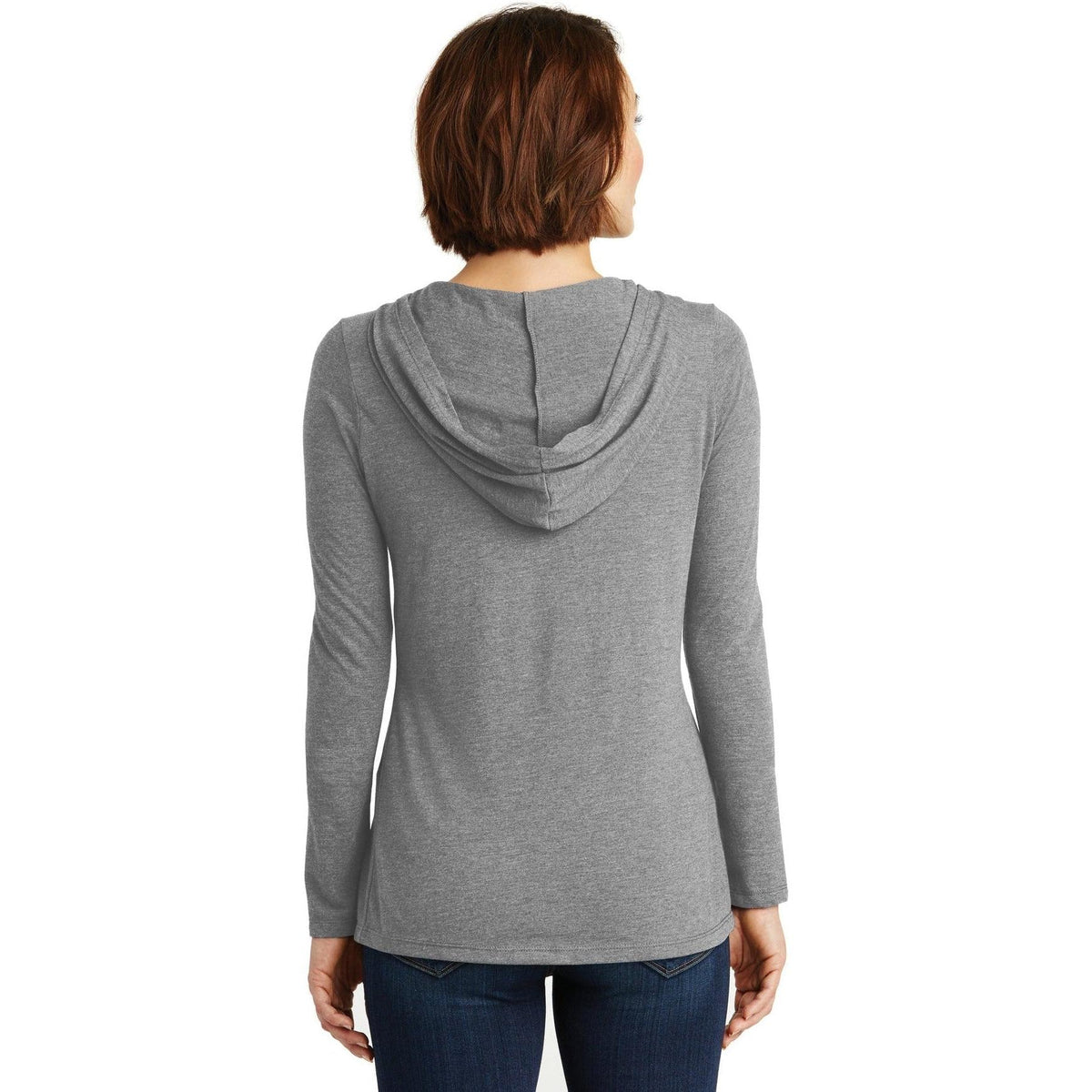 no-logo District Women’s Perfect Tri-Long Sleeve Hoodie-Regular-District-Thread Logic
