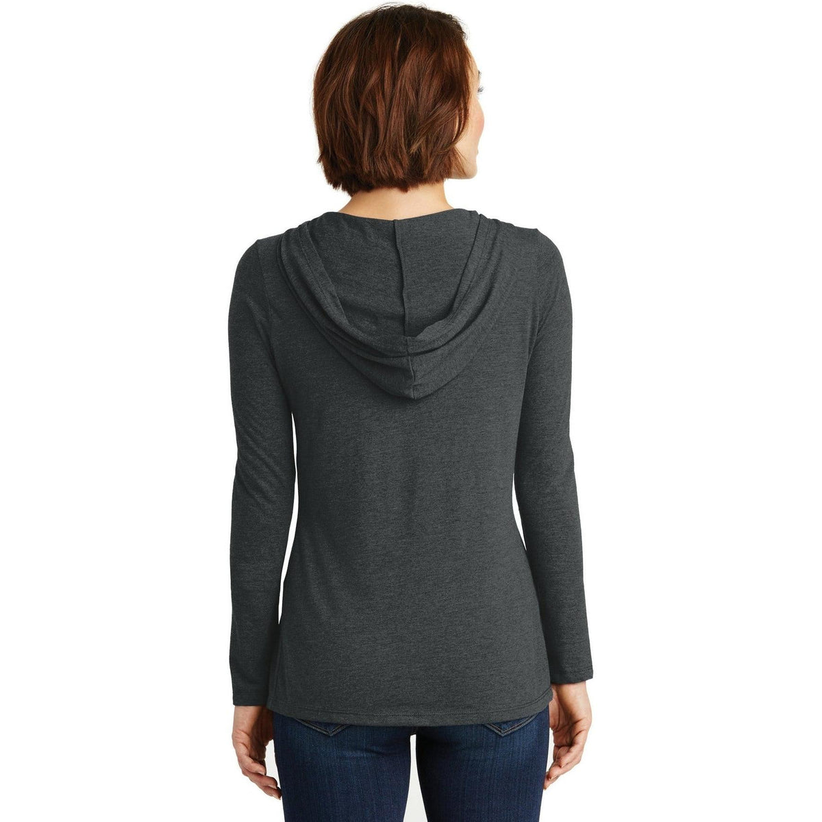 no-logo District Women’s Perfect Tri-Long Sleeve Hoodie-Regular-District-Thread Logic