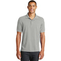 no-logo CLOSEOUT - Eddie Bauer Cotton Pique Polo-Eddie Bauer-Chrome-XS-Thread Logic