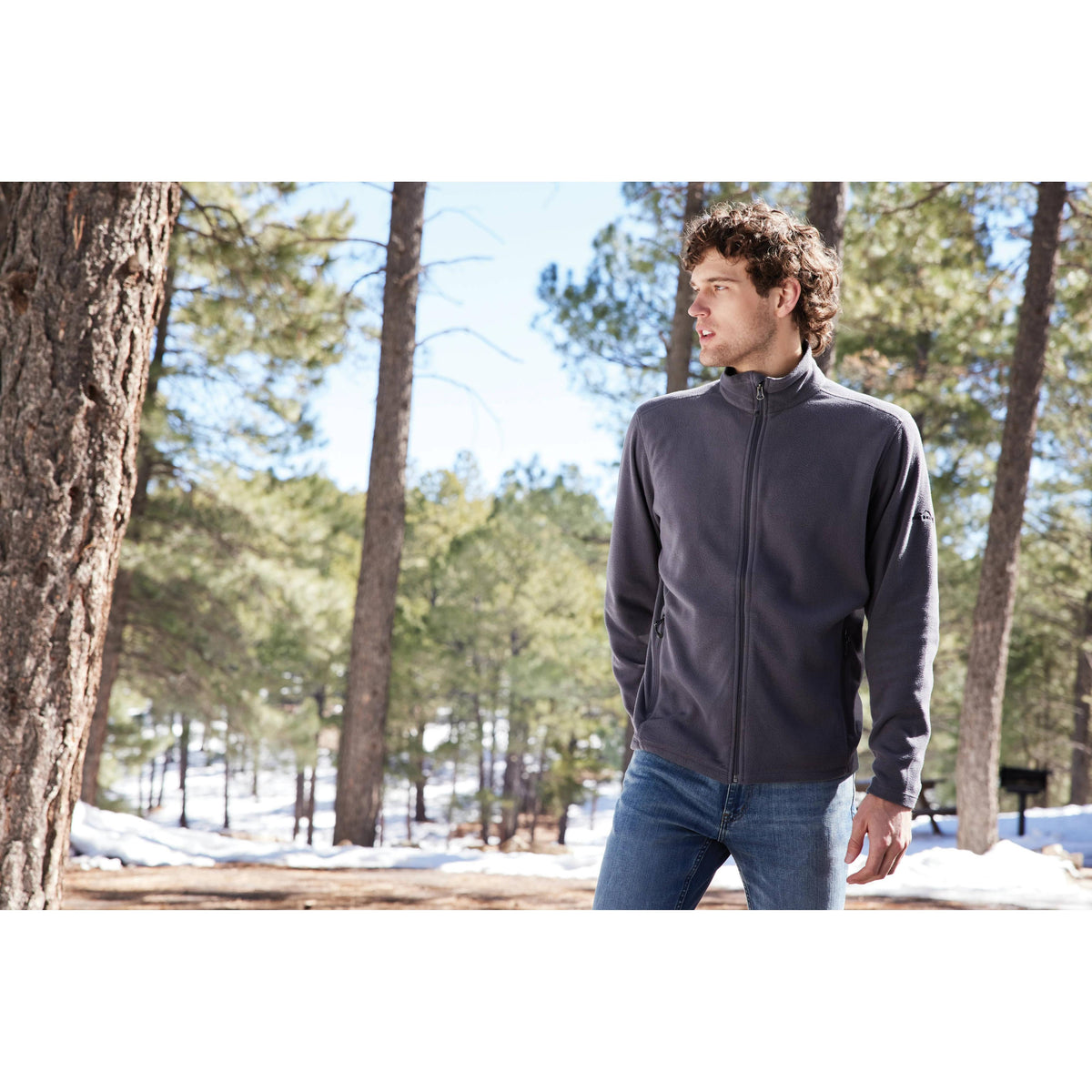 no-logo Eddie Bauer Microfleece Jacket-Regular-Eddie Bauer-Thread Logic