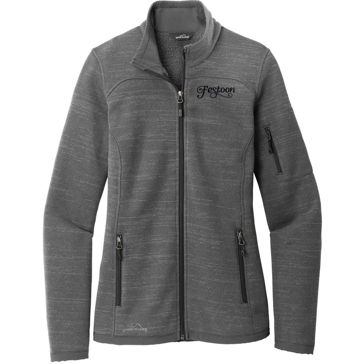 no-logo Eddie Bauer Women's Sweater Fleece Full Zip-Regular-Eddie Bauer-Thread Logic