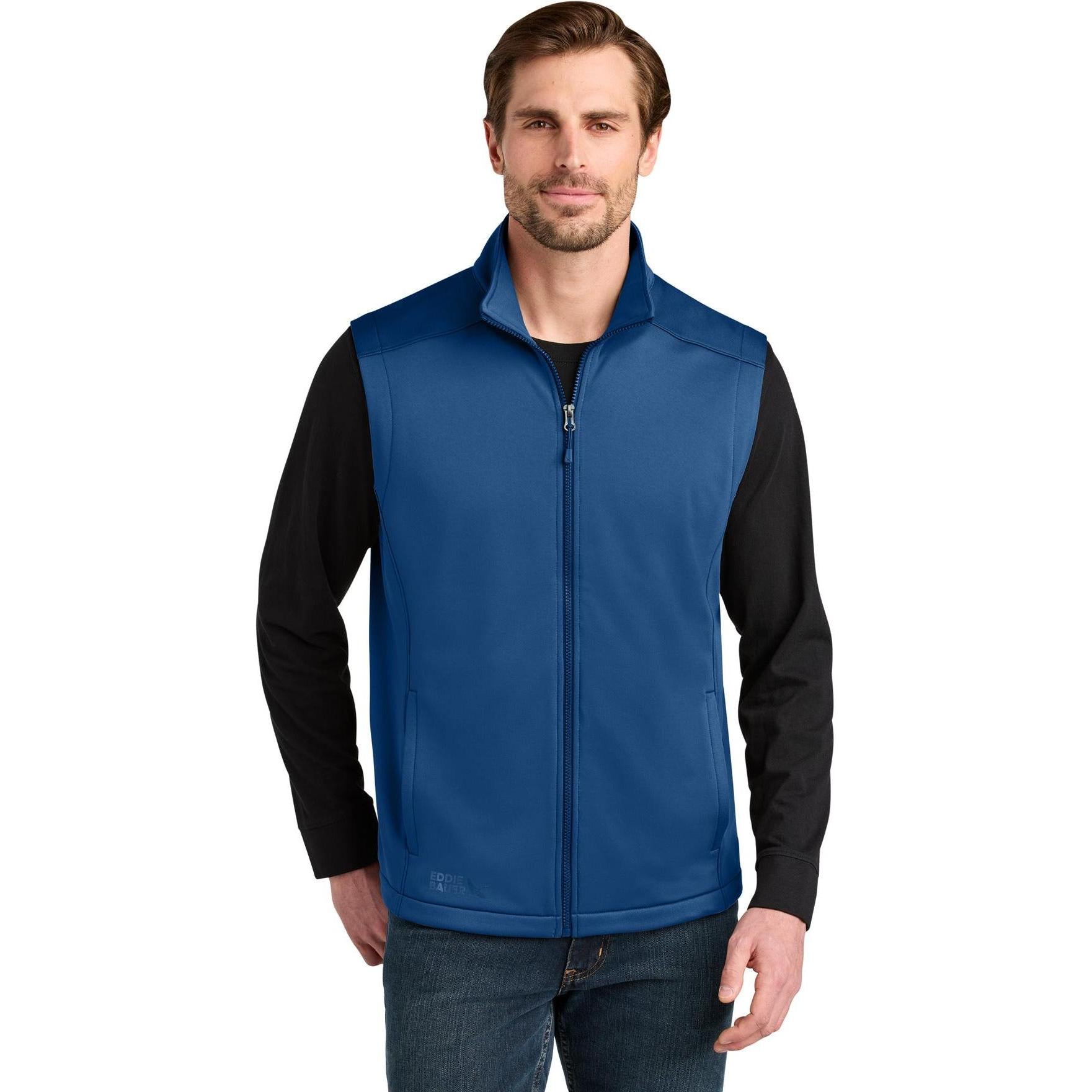 Eddie Bauer Smooth Mid Layer Fleece Vest With Your Logo | Thread Logic