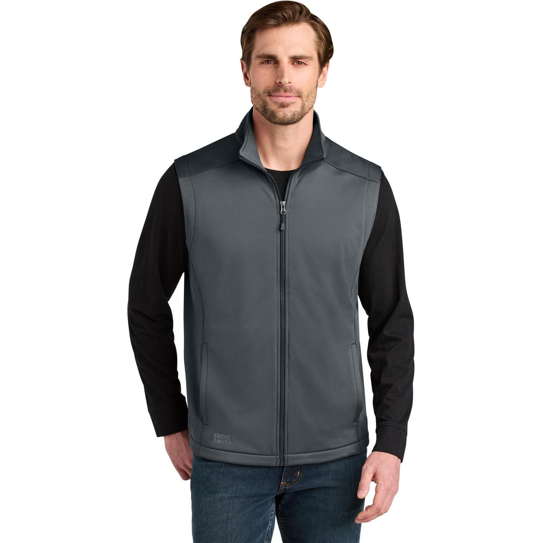 Eddie Bauer Smooth Mid Layer Fleece Vest With Your Logo | Thread Logic