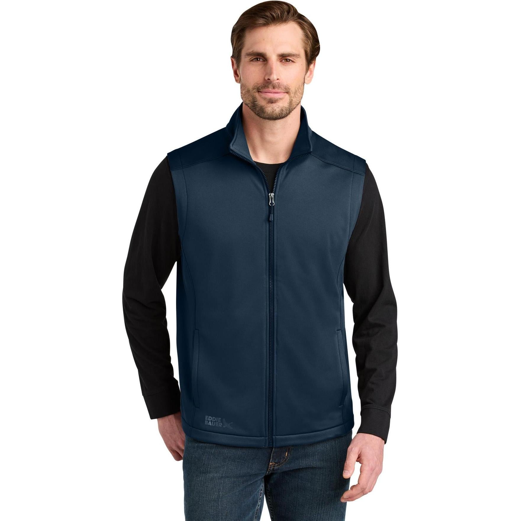 Eddie Bauer Smooth Mid Layer Fleece Vest With Your Logo | Thread Logic
