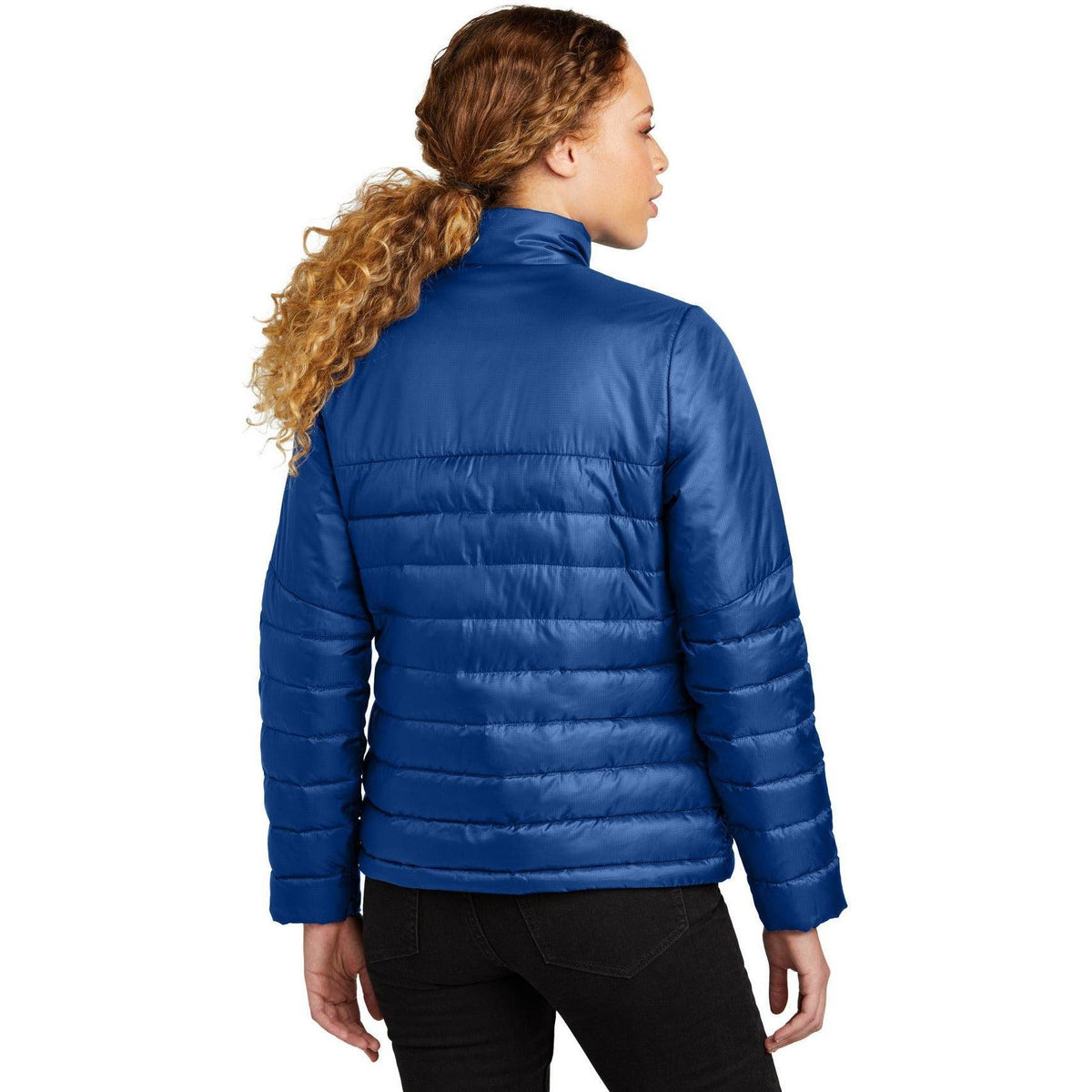 no-logo Eddie Bauer Ladies Quilted Jacket-Eddie Bauer-Thread Logic