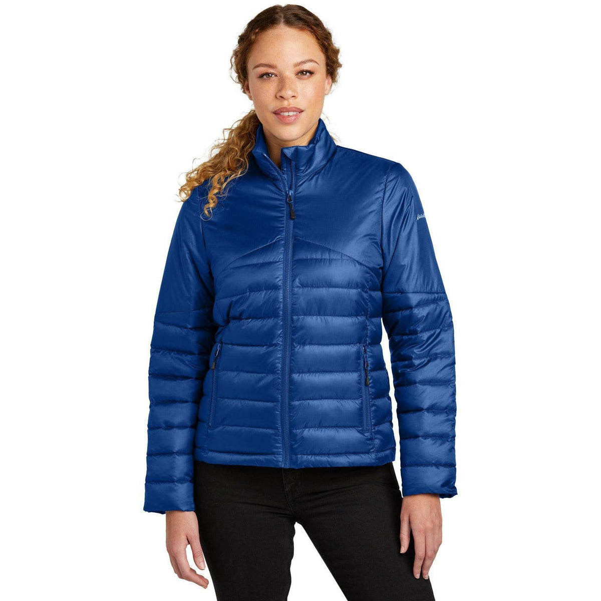 no-logo Eddie Bauer Ladies Quilted Jacket-Eddie Bauer-Thread Logic