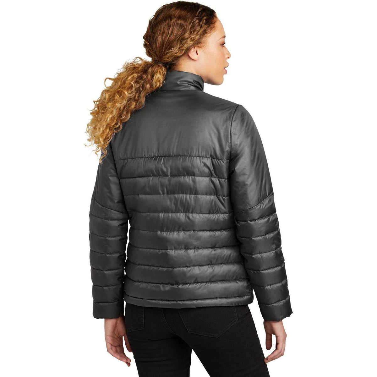 no-logo Eddie Bauer Ladies Quilted Jacket-Eddie Bauer-Thread Logic