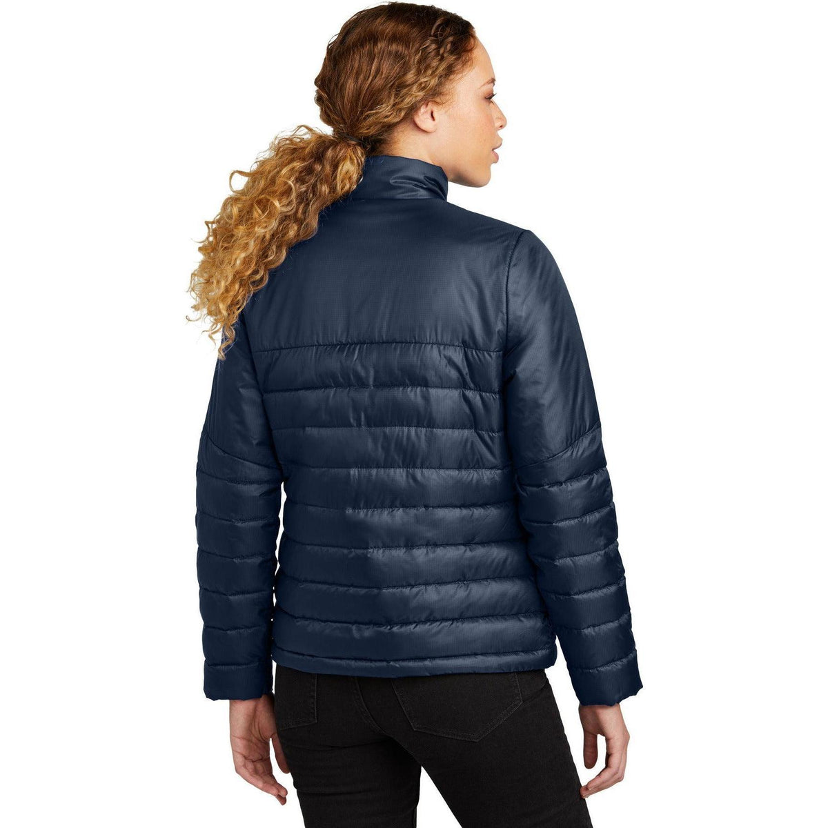 no-logo Eddie Bauer Ladies Quilted Jacket-Eddie Bauer-Thread Logic