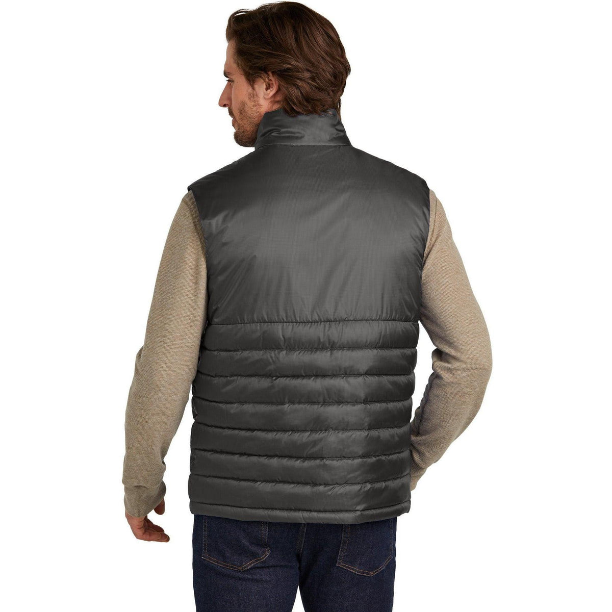 no-logo Eddie Bauer Quilted Vest-Eddie Bauer-Thread Logic
