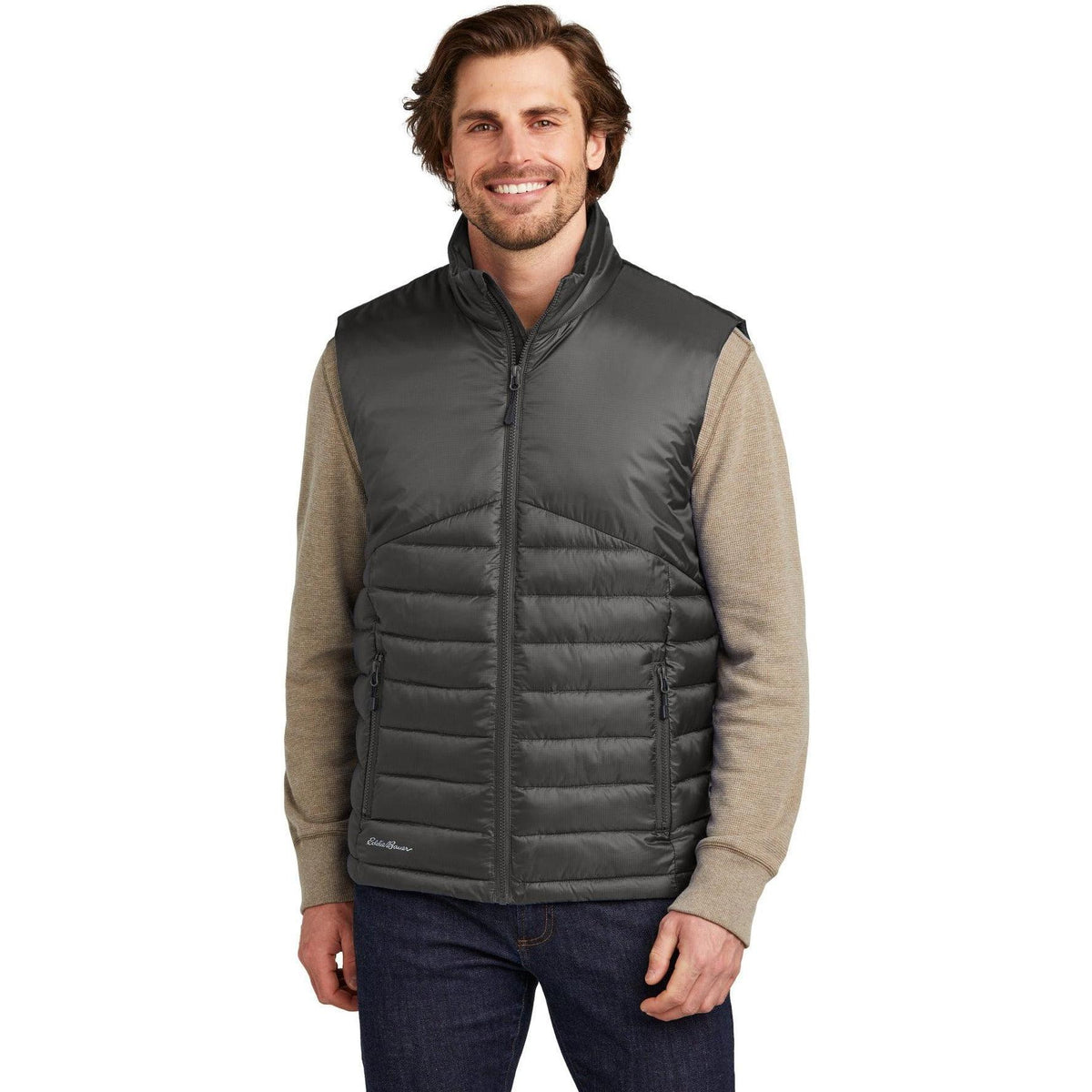 no-logo Eddie Bauer Quilted Vest-Eddie Bauer-Thread Logic