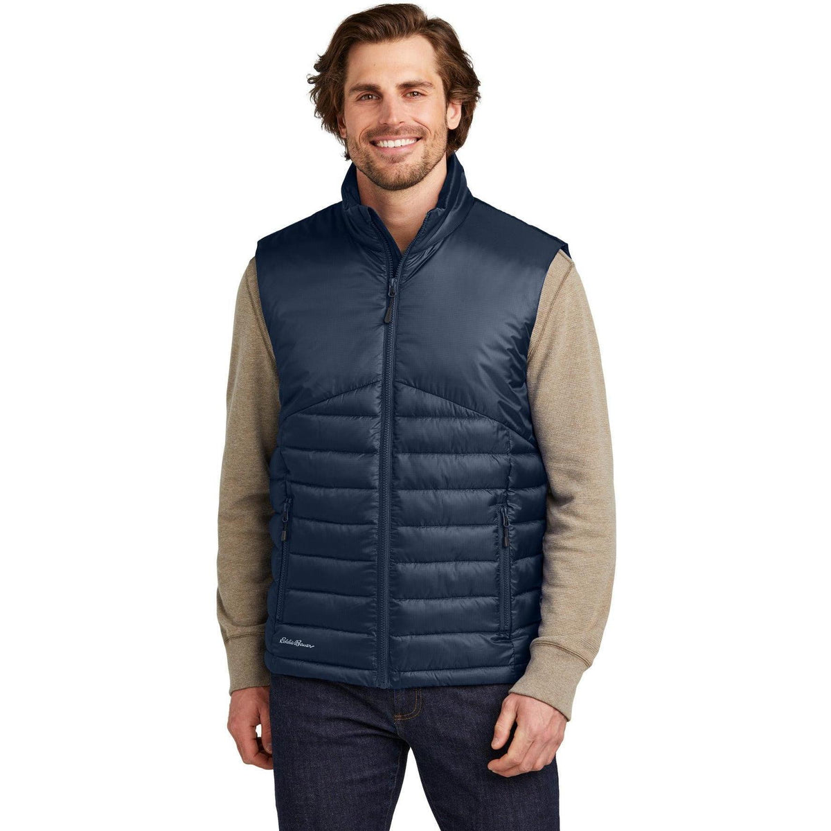 no-logo Eddie Bauer Quilted Vest-Eddie Bauer-Thread Logic
