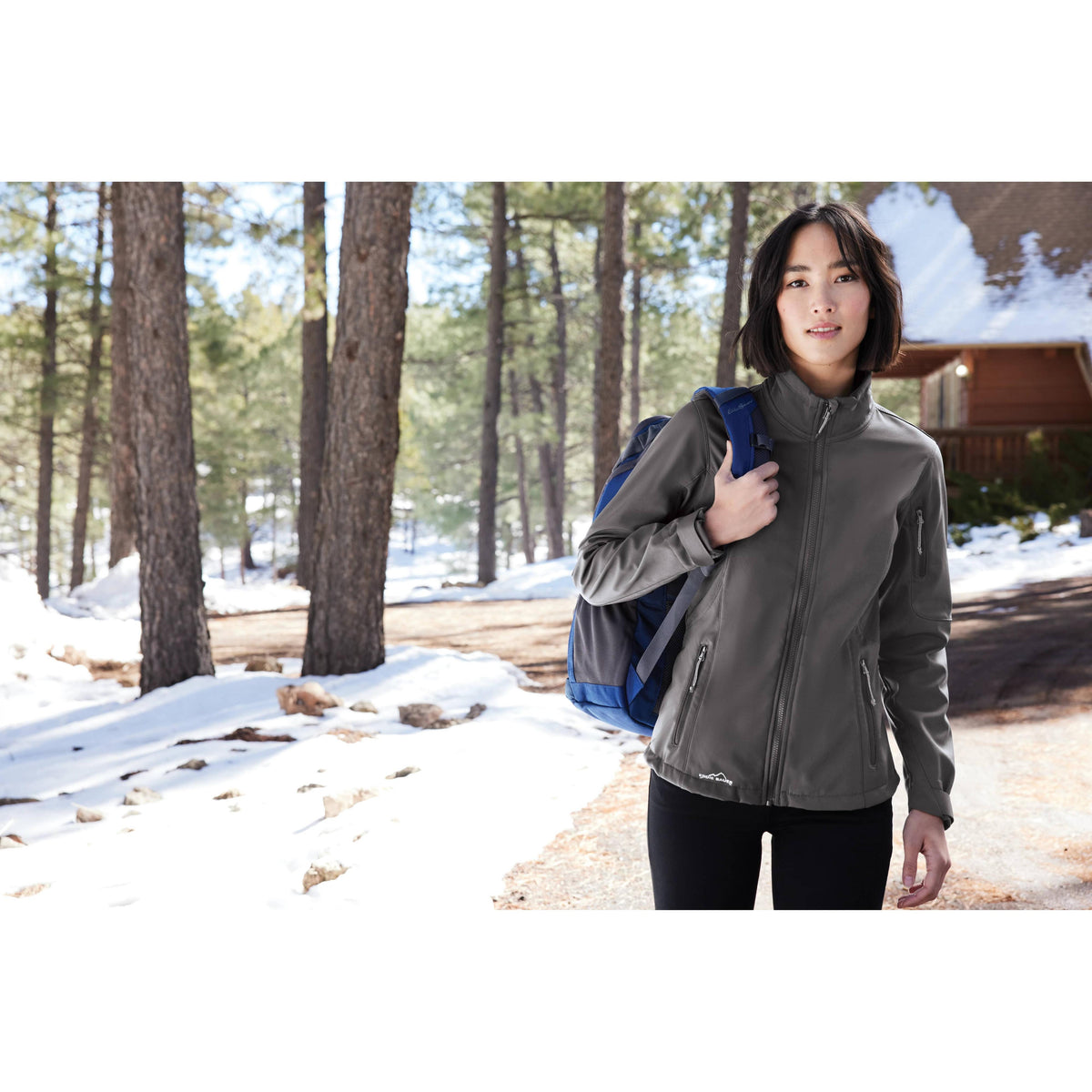 no-logo Eddie Bauer Women's Soft Shell Jacket-Regular-Eddie Bauer-Thread Logic