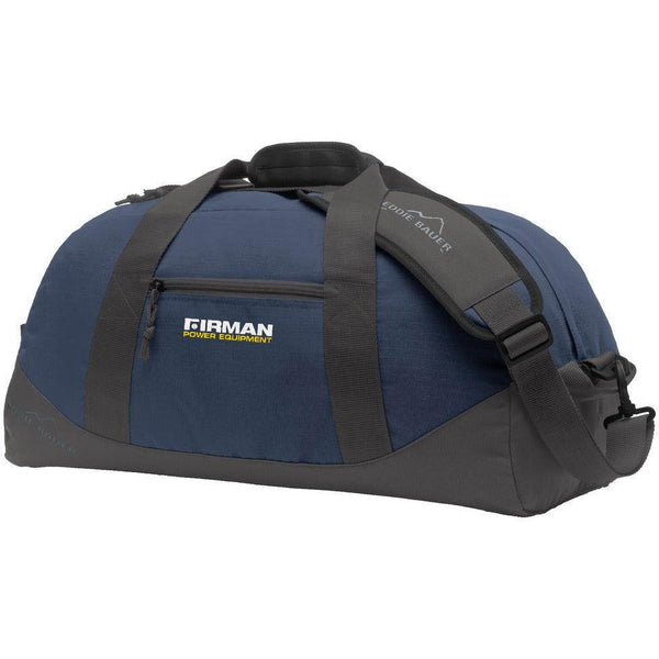 Eddie Bauer Medium Ripstop Duffel EB900 Black/ Grey Steel