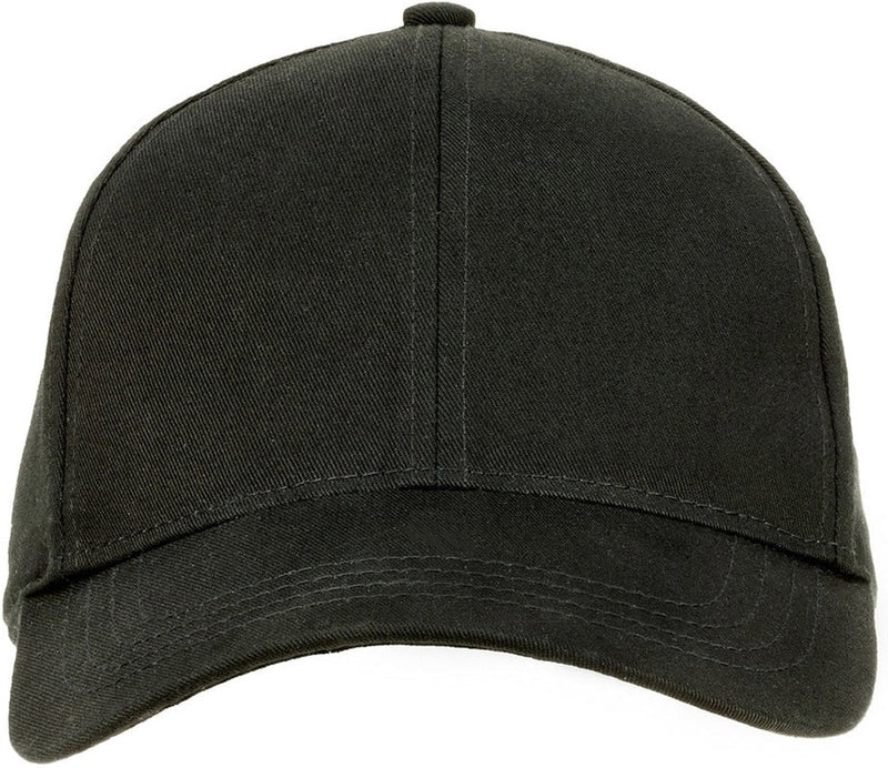  Econscious 6-Panel Organic Cotton Baseball Cap-Caps-econscious-Black-OSFA-Thread Logic 