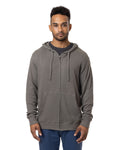  Econscious Unisex Hemp Hero Full-Zip hooded Sweatshirt-Men's Layering-econscious-Stonework Gray-XS-Thread Logic
