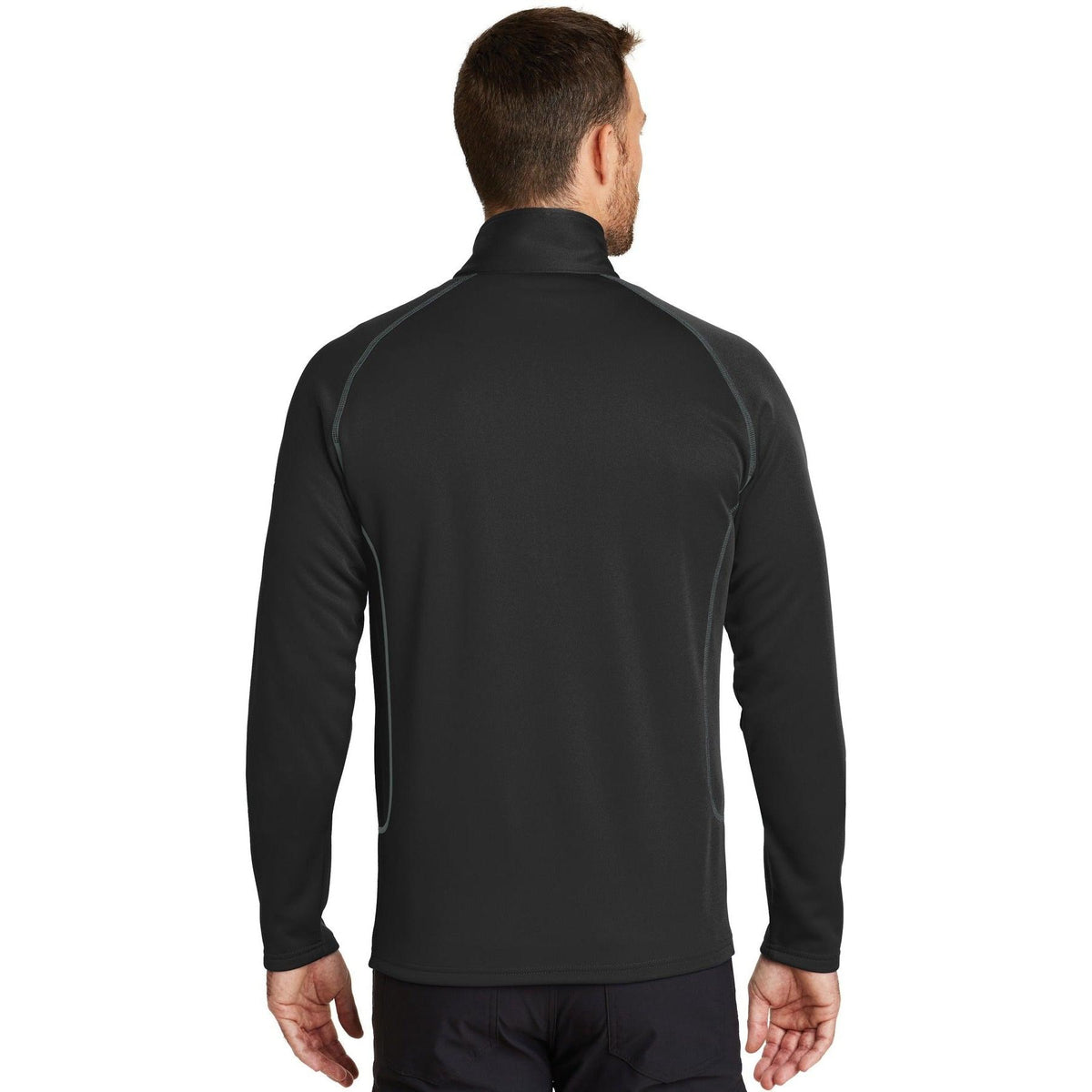no-logo Eddie Bauer 1/2-Zip Base Layer Fleece-Quarter Zips-Eddie Bauer-Thread Logic