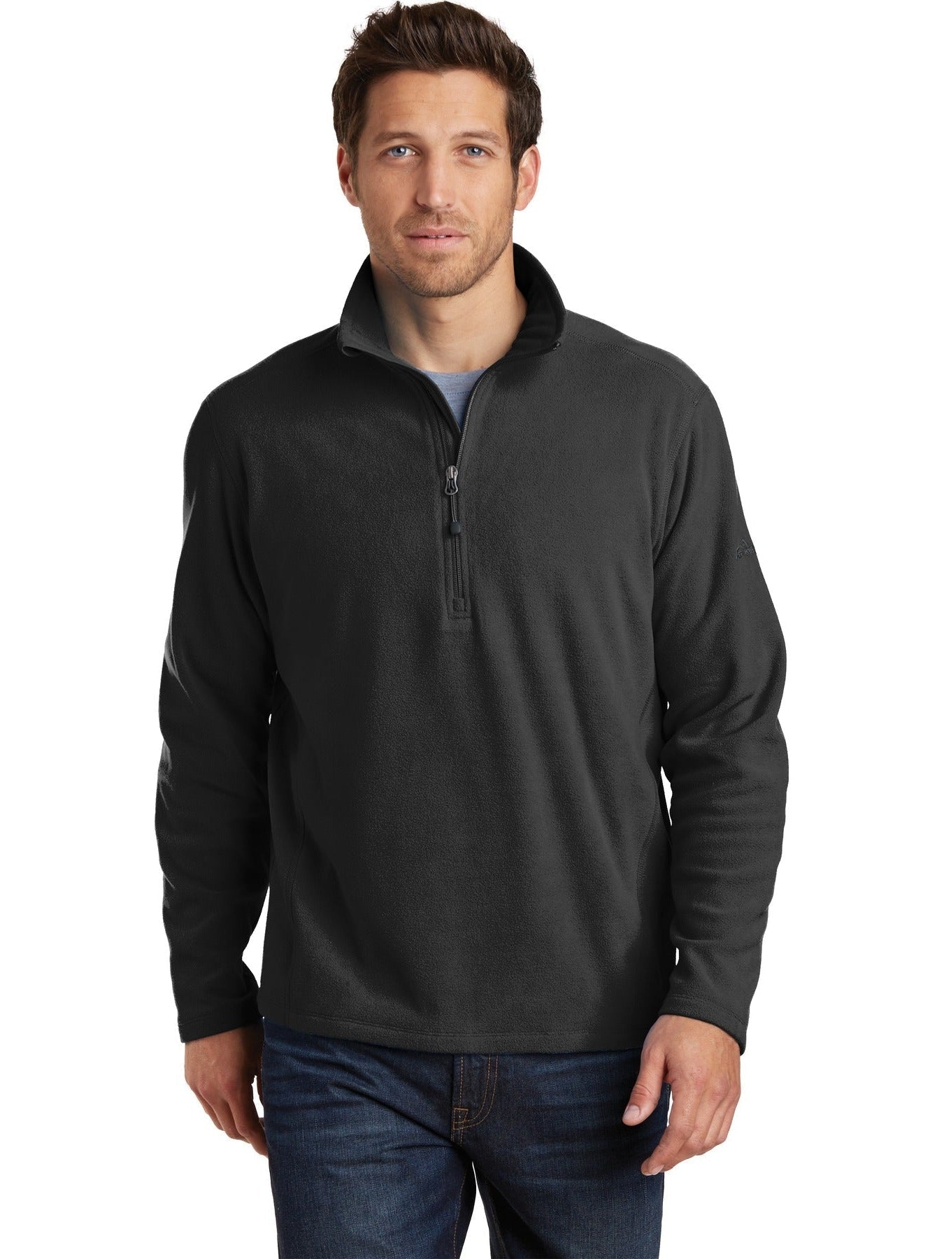 no-logo Eddie Bauer 1/2 Zip Microfleece Jacket-Regular-Eddie Bauer-Thread Logic