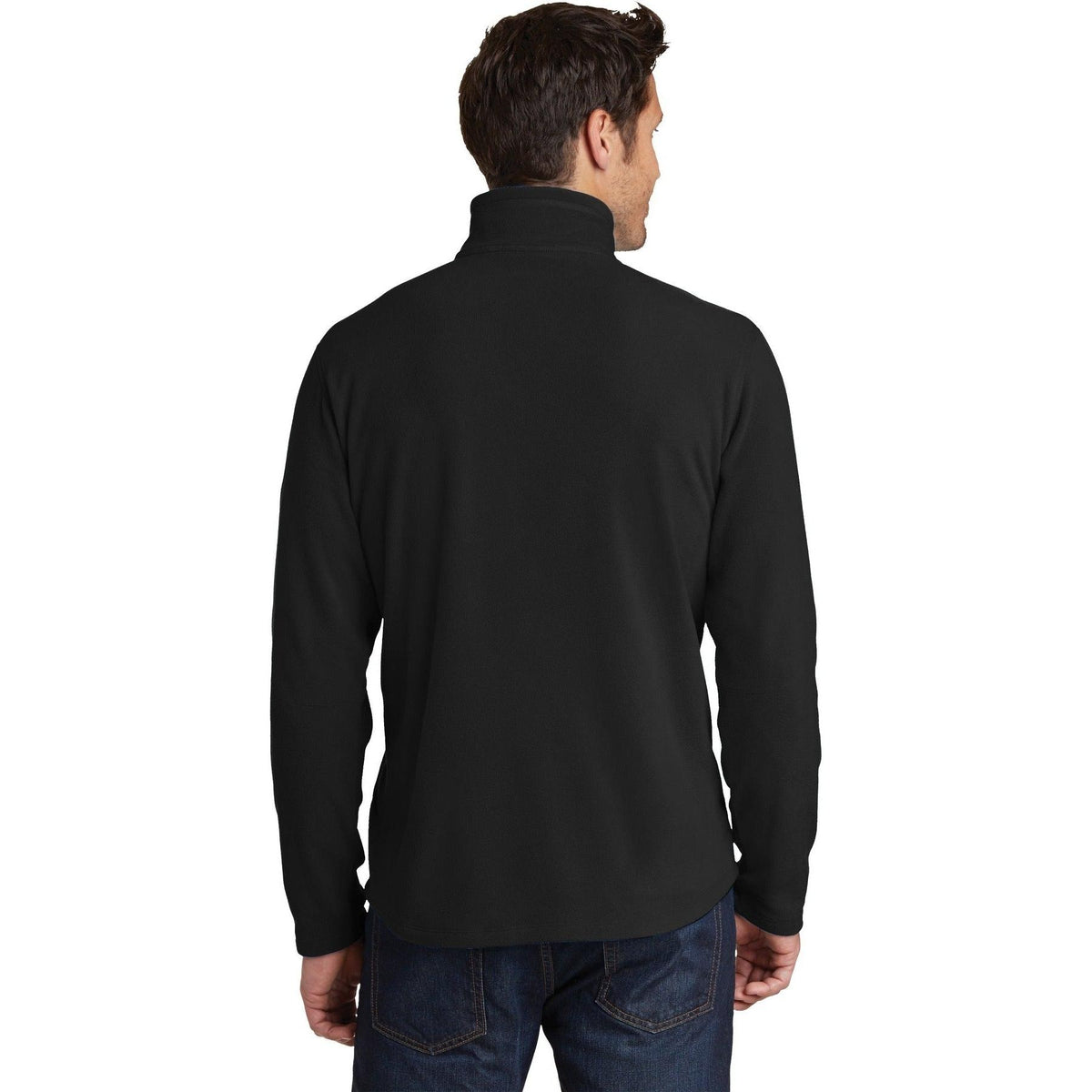 no-logo Eddie Bauer 1/2 Zip Microfleece Jacket-Regular-Eddie Bauer-Thread Logic