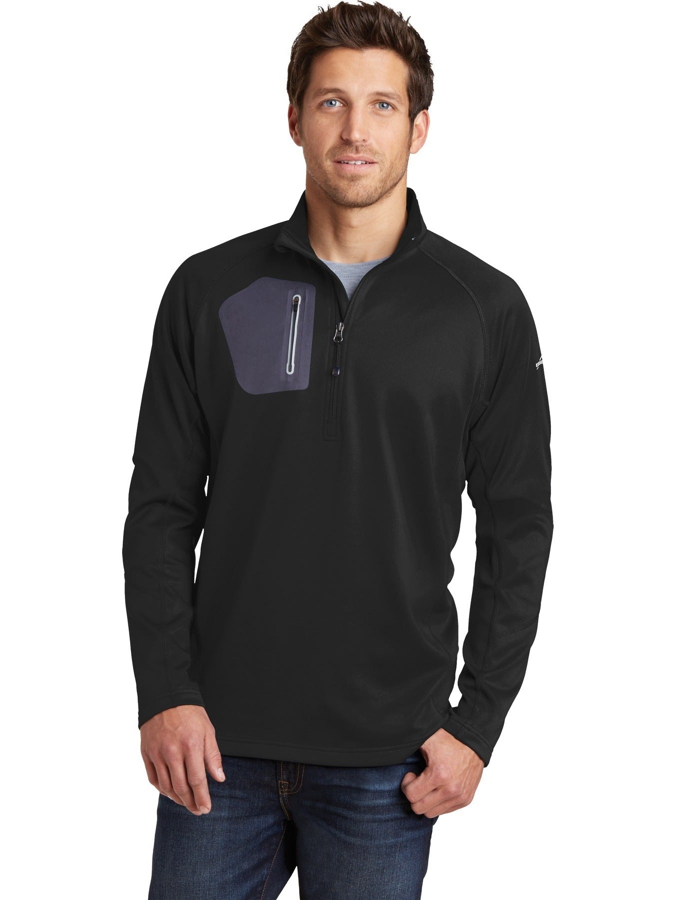 no-logo Eddie Bauer 1/2 Zip Performance Fleece Jacket-Active-Eddie Bauer-Thread Logic