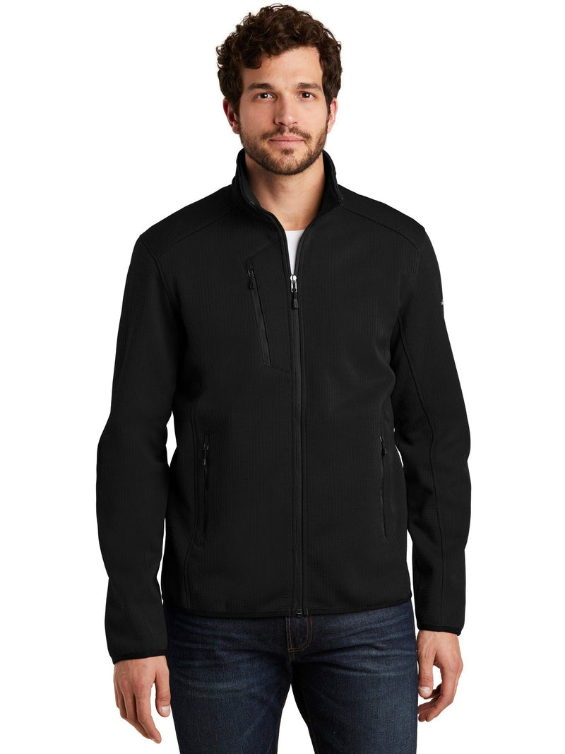Eddie Bauer Black Men's Sweater Fleece Jacket EB250