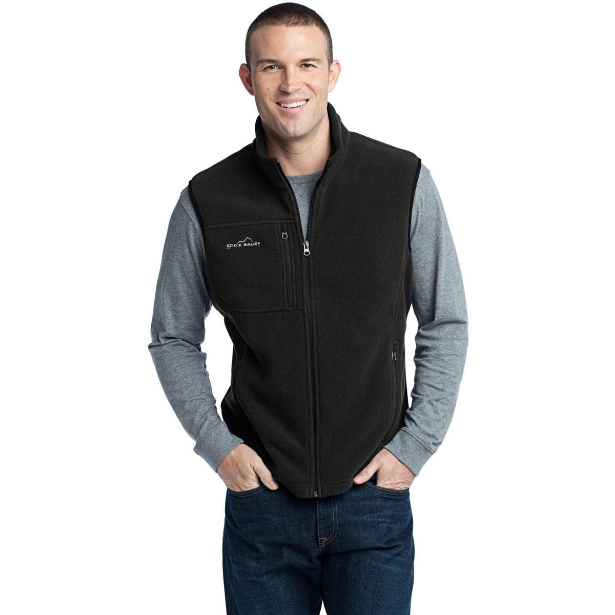 no-logo Eddie Bauer Fleece Vest-Vests-Eddie Bauer-Thread Logic