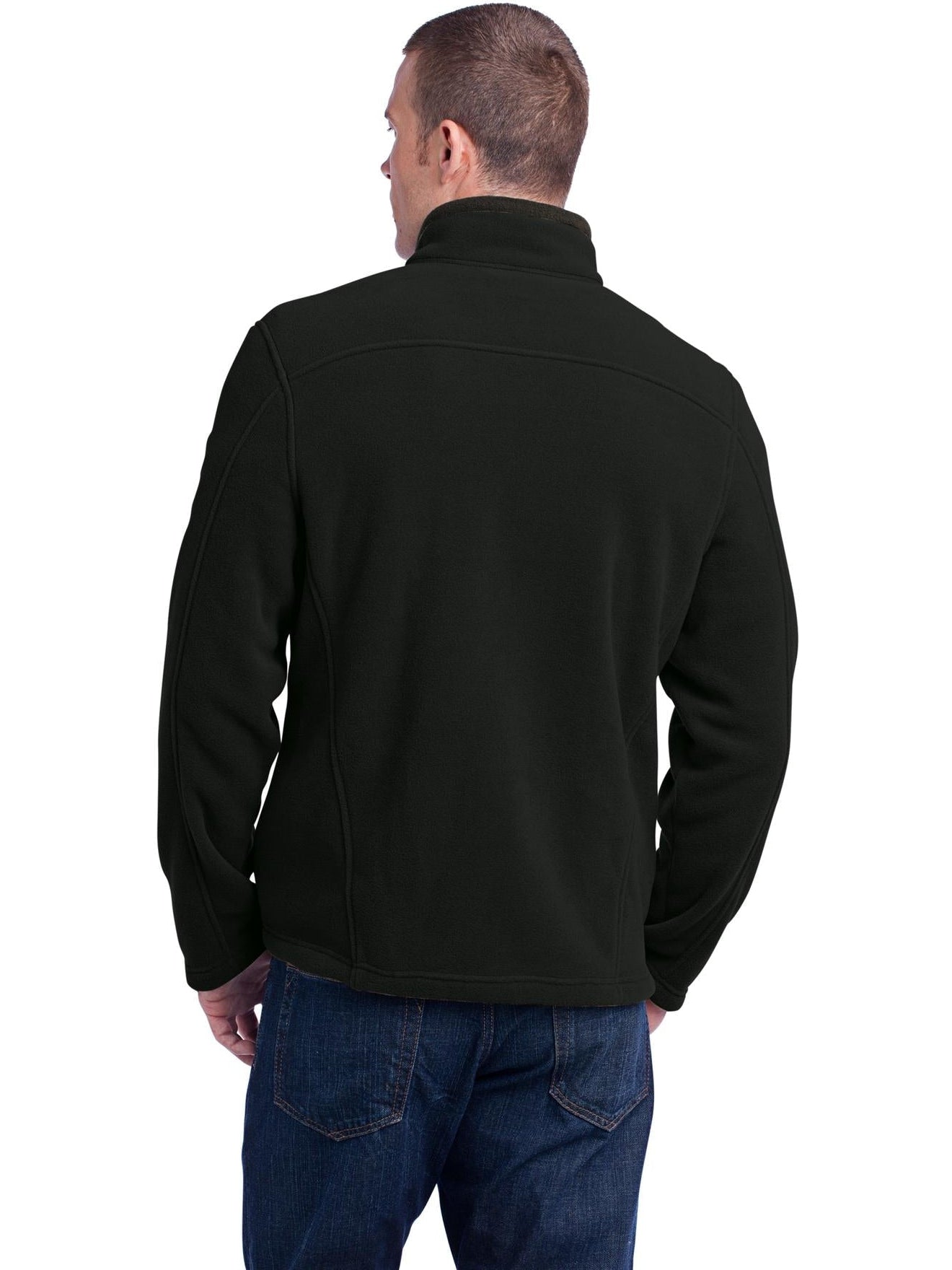 no-logo Eddie Bauer Full-Zip Fleece Jacket-Regular-Eddie Bauer-Thread Logic