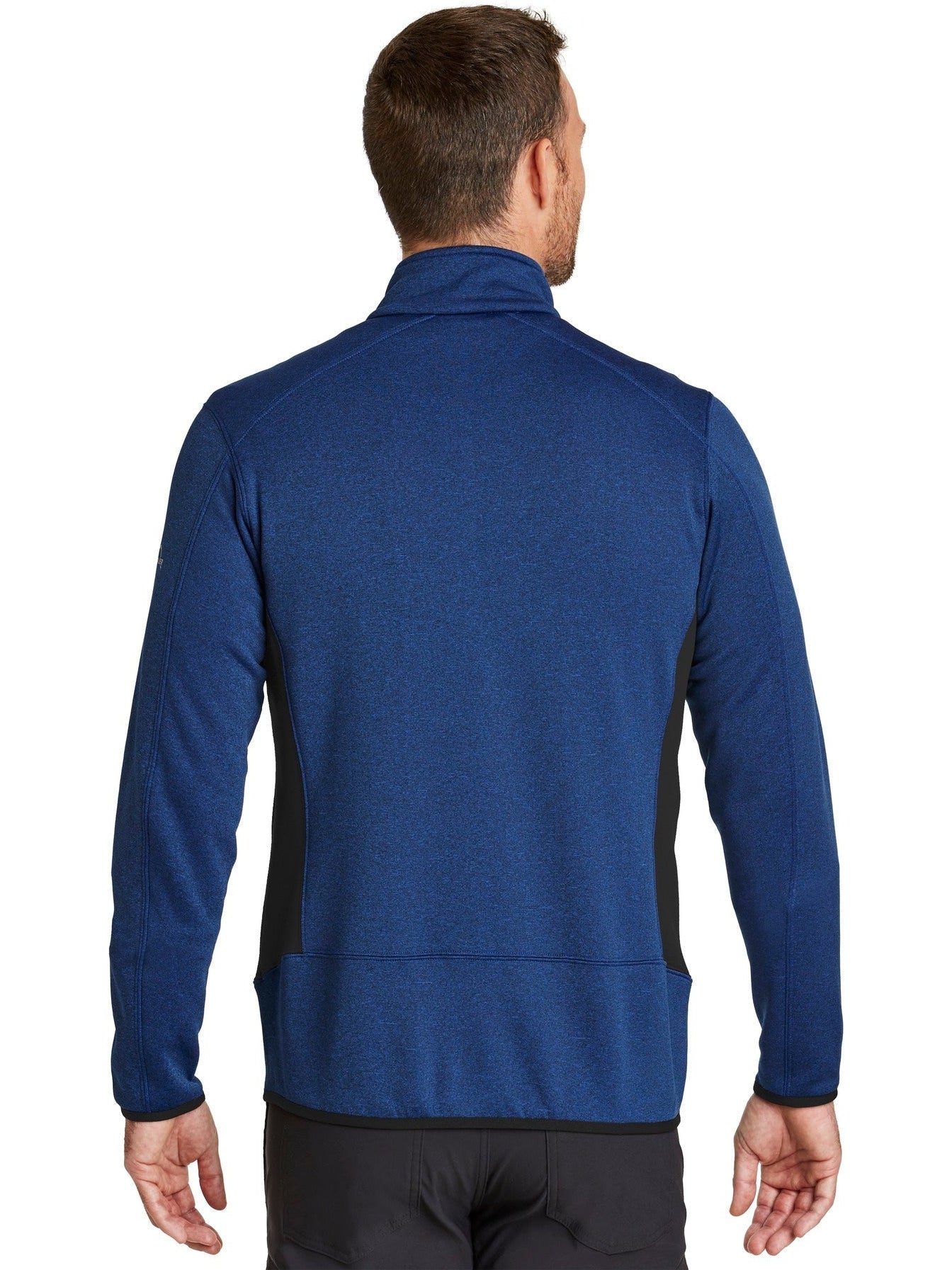 no-logo Eddie Bauer Full-Zip Heather Stretch Fleece Jacket-Regular-Eddie Bauer-Thread Logic