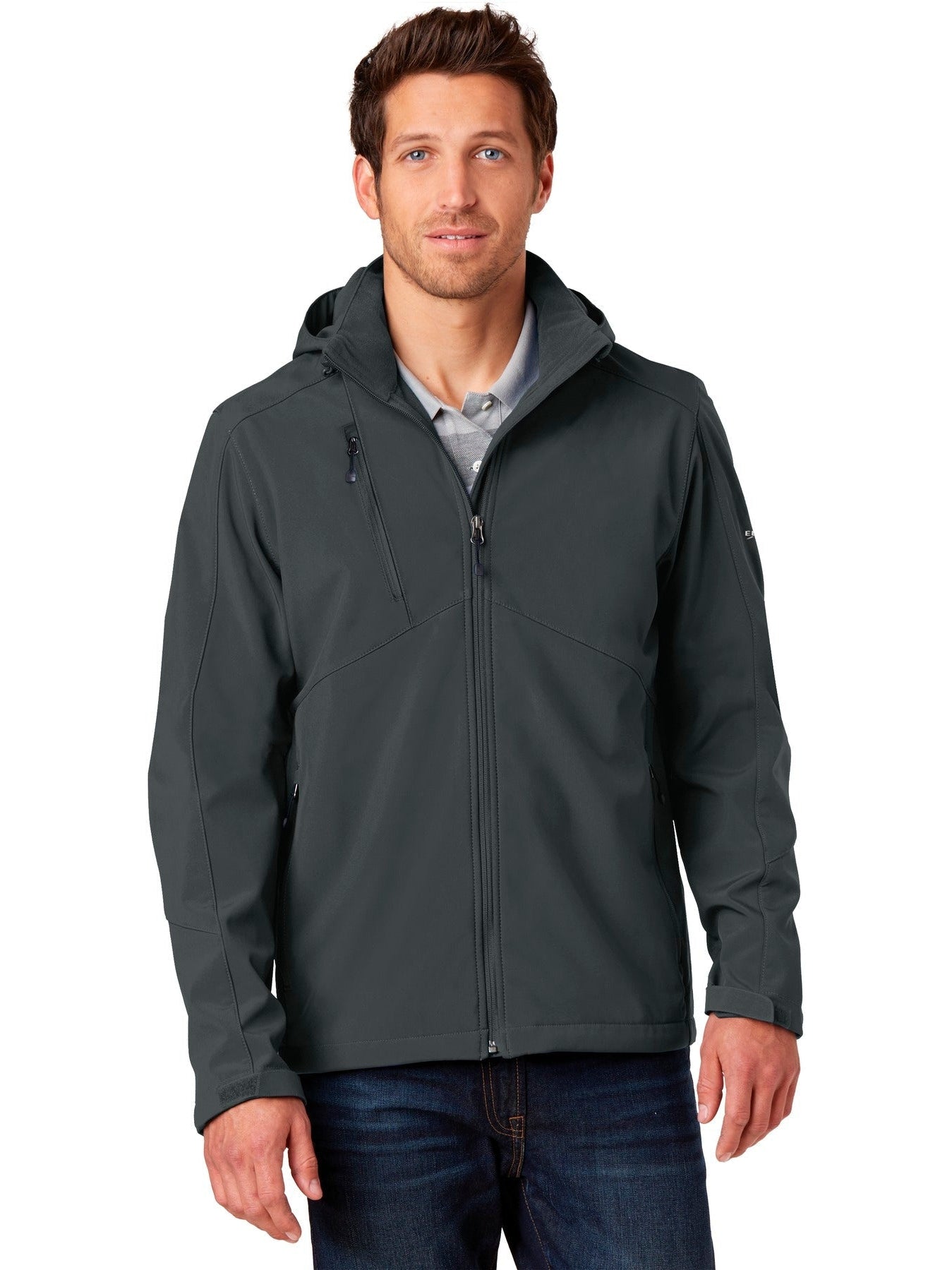 no-logo Eddie Bauer Hooded Soft Shell Parka-Regular-Eddie Bauer-Thread Logic