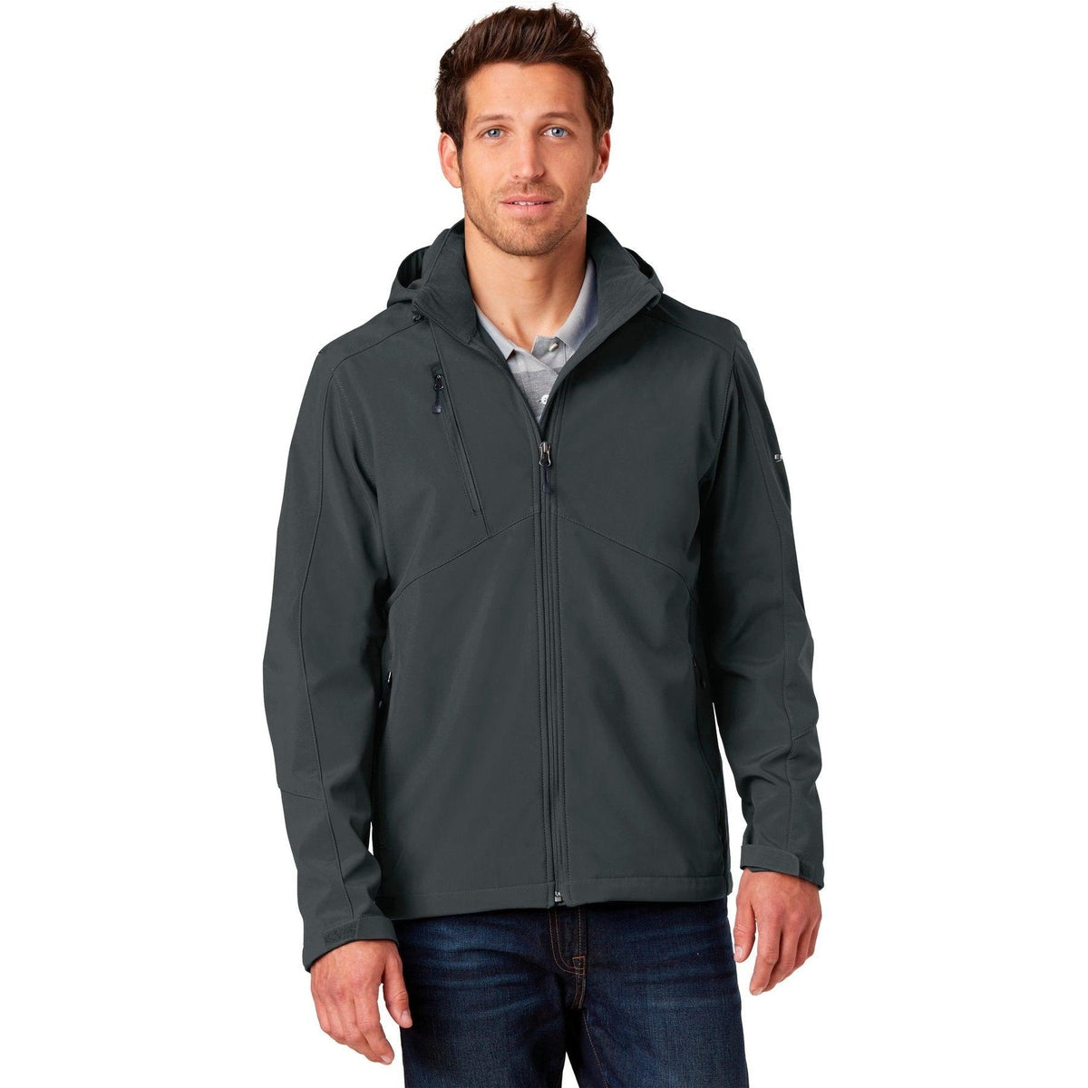 no-logo Eddie Bauer Hooded Soft Shell Parka-Regular-Eddie Bauer-Thread Logic