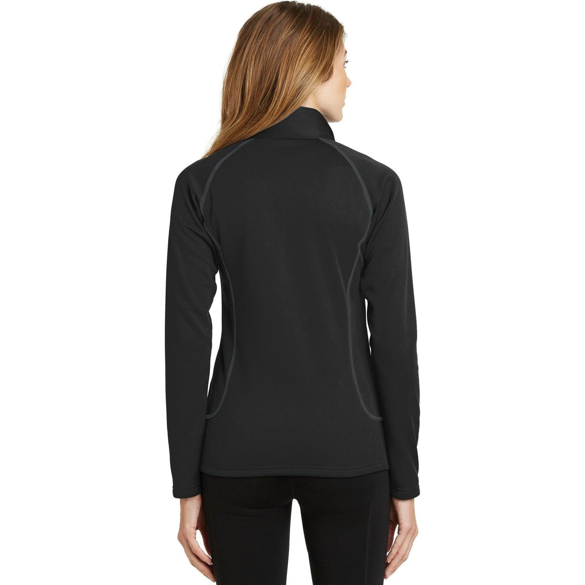 no-logo Eddie Bauer Women's 1/2-Zip Base Layer Fleece-Quarter Zips-Eddie Bauer-Thread Logic