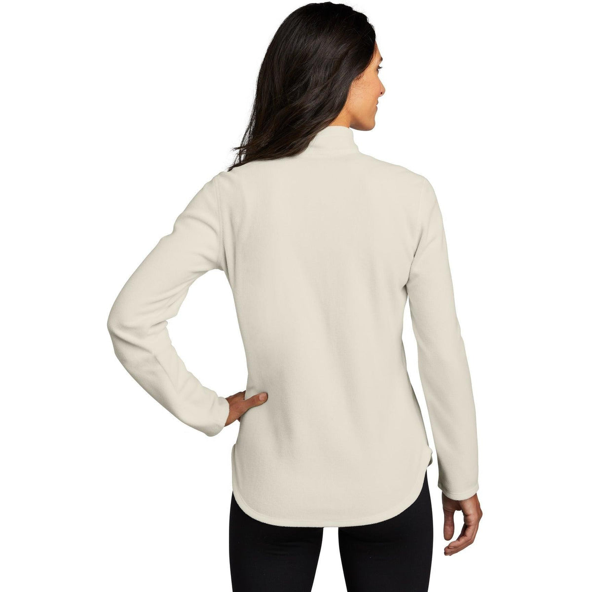 no-logo Eddie Bauer Ladies 1/2-Zip Microfleece Jacket-Regular-Eddie Bauer-Thread Logic