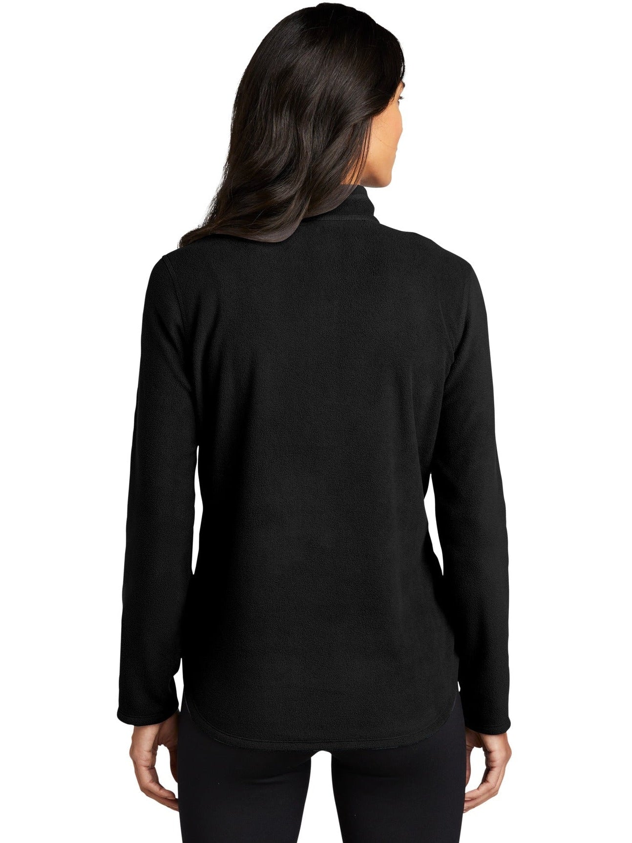 no-logo Eddie Bauer Ladies 1/2-Zip Microfleece Jacket-Regular-Eddie Bauer-Thread Logic