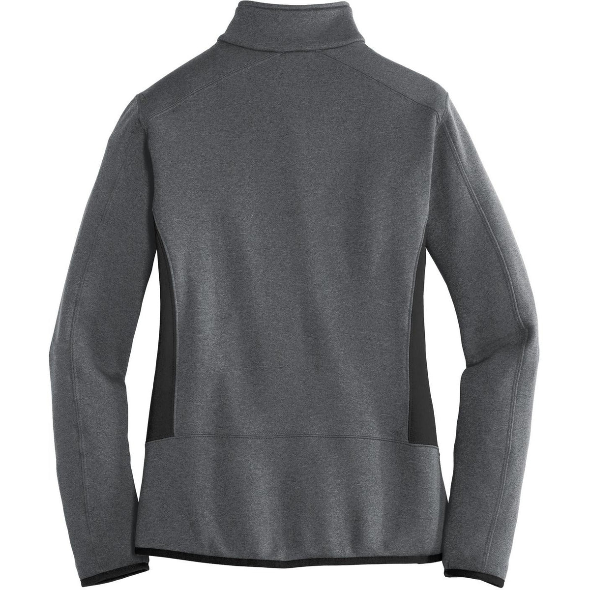 no-logo Eddie Bauer Ladies Full-Zip Heather Stretch Fleece Jacket-Regular-Eddie Bauer-Thread Logic