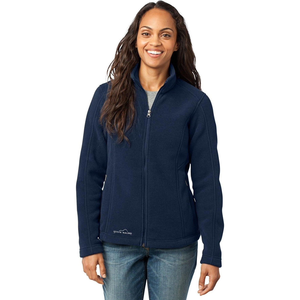 no-logo Eddie Bauer Women's Full-Zip-Regular-Eddie Bauer-River Blue Navy-XS-Thread Logic