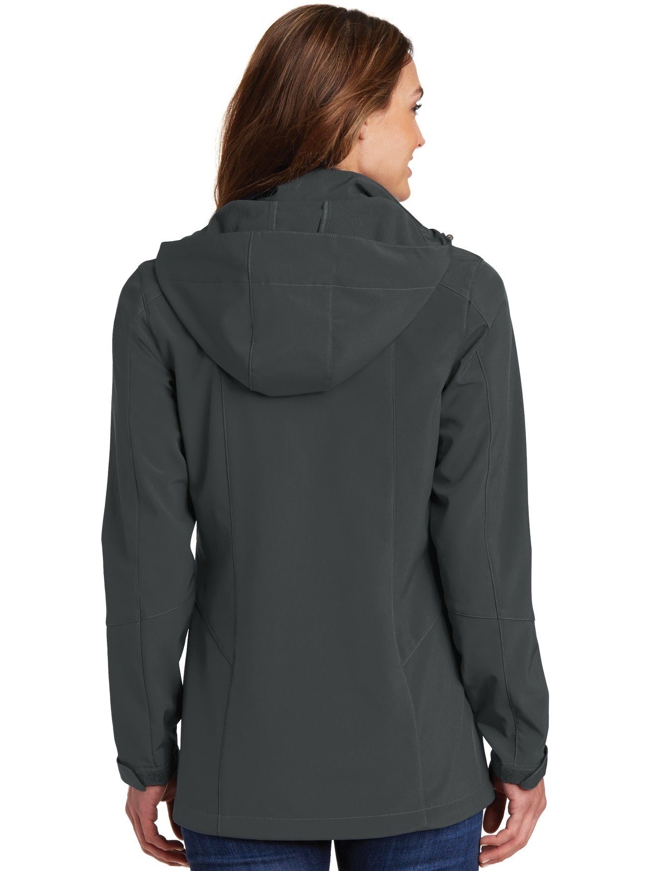no-logo Eddie Bauer Ladies Hooded Soft Shell Parka-Regular-Eddie Bauer-Thread Logic