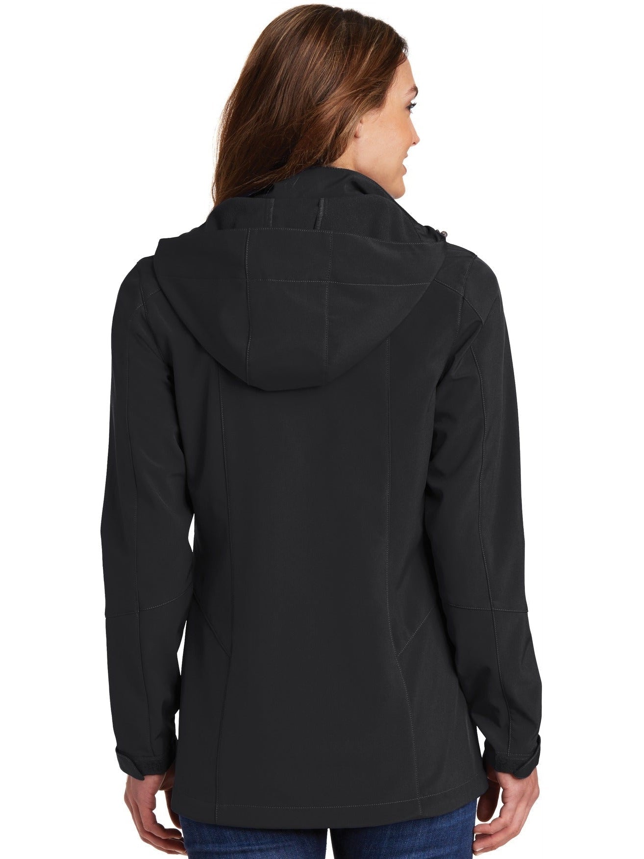 no-logo Eddie Bauer Ladies Hooded Soft Shell Parka-Regular-Eddie Bauer-Thread Logic