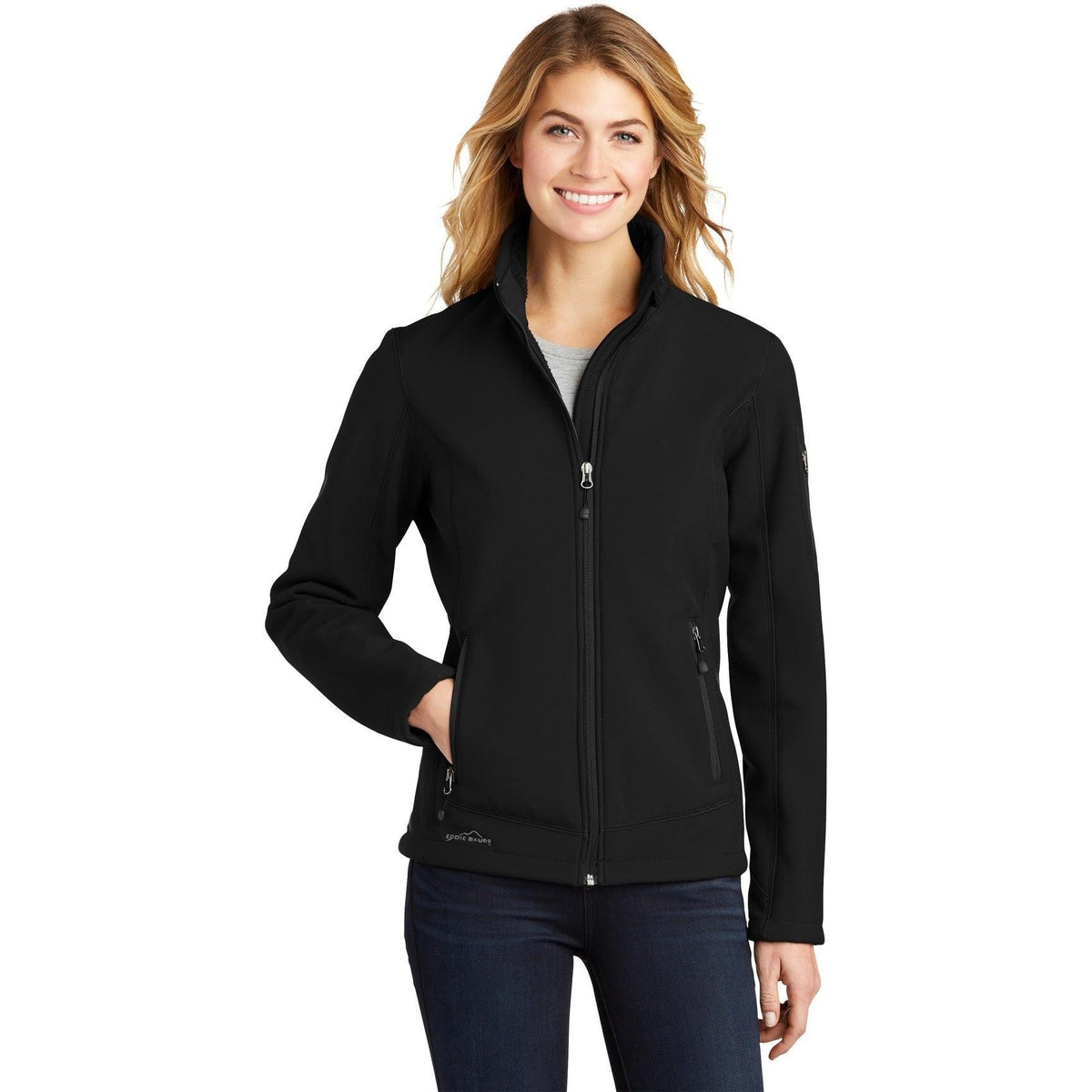 no-logo Eddie Bauer Ladies Rugged Ripstop Soft Shell Jacket-Regular-Eddie Bauer-Thread Logic