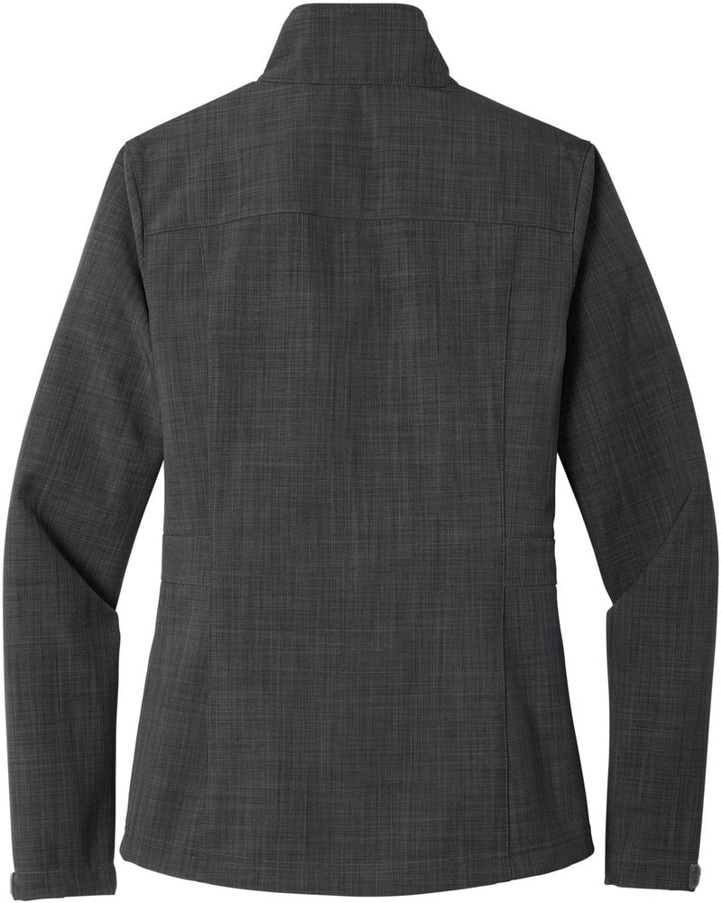 no-logo Eddie Bauer Ladies Shaded Crosshatch Soft Shell Jacket-Regular-Eddie Bauer-Thread Logic