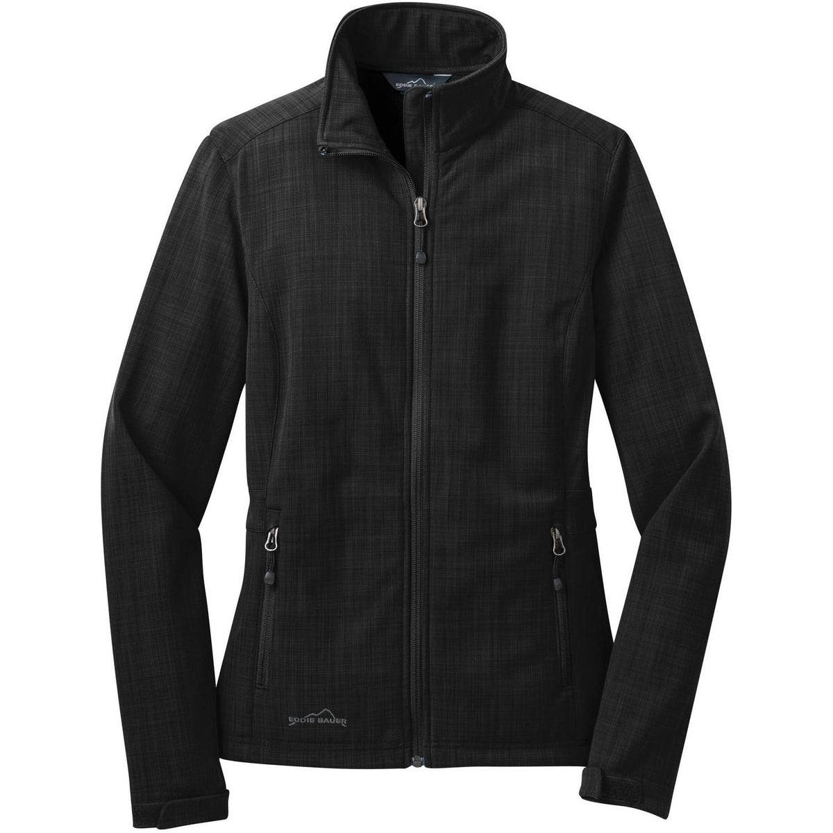 no-logo Eddie Bauer Ladies Shaded Crosshatch Soft Shell Jacket