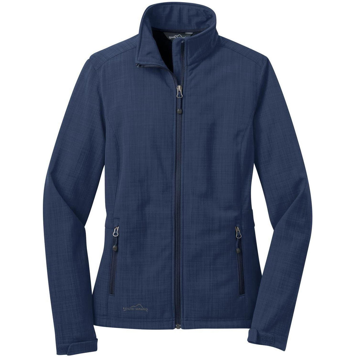 no-logo Eddie Bauer Ladies Shaded Crosshatch Soft Shell Jacket