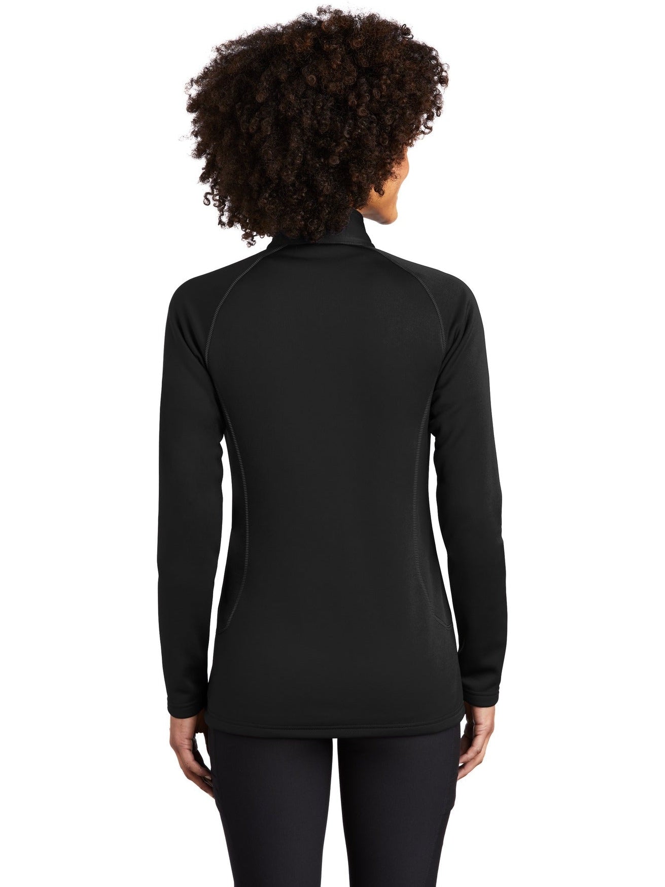 no-logo Eddie Bauer Ladies Smooth Fleece Base Layer Full-Zip-Regular-Eddie Bauer-Thread Logic